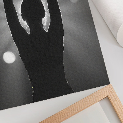 Poster decorativo Uma silhueta marcante contra os raios de luz.