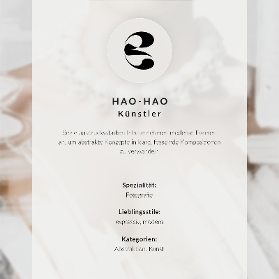 Poster para cozinha Colar de caveira com contraste artístico moderno