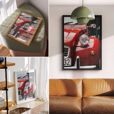 Poster para cozinha Carro clássico, detalhes expressivos, atmosfera retrô