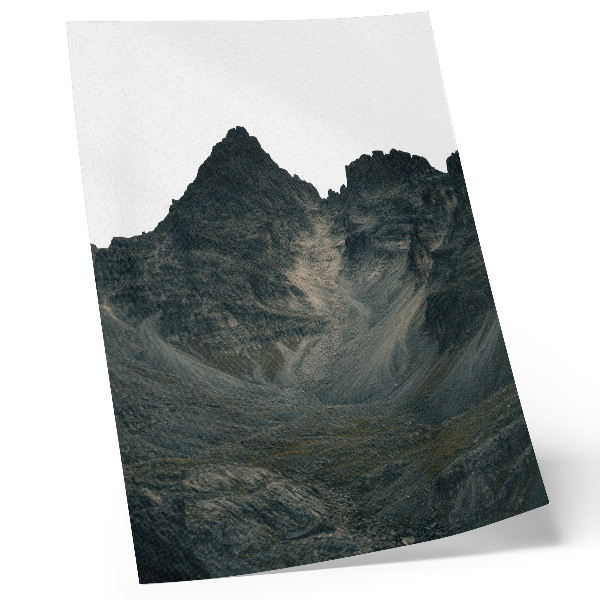 Impressão em tela Picos majestosos, natureza em estado bruto.