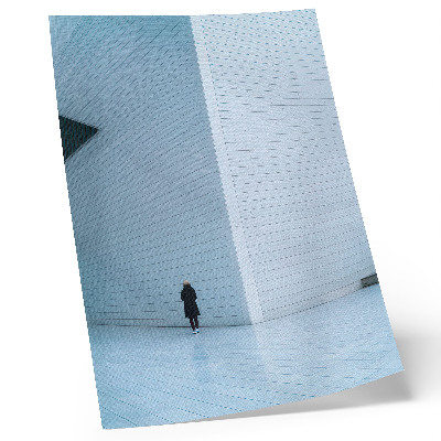 Poster decorativo Uma parede impressionante com padrões geométricos.
