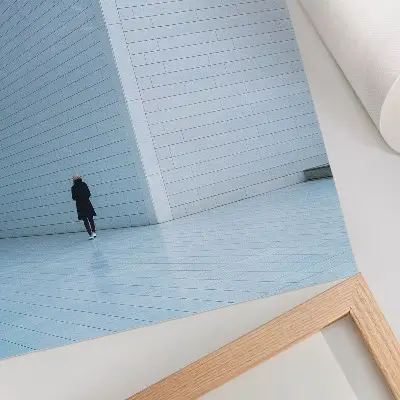 Pôster decorativo com padrões geométricos para uma parede impressionante