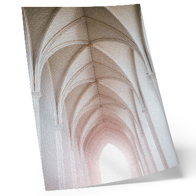Impressão em tela Abóbadas elegantes, arcos, simetria, espaço luminoso