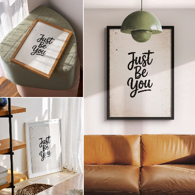 Arte de parede Minimalismo, elegância, motivação, contraste preto e branco