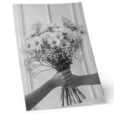 Poster para cozinha Flores delicadas, minimalismo, elegância, sutileza.