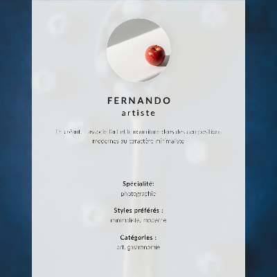 Poster decorativo Abacaxi com folhas turquesa sobre fundo branco
