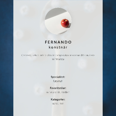 Poster decorativo Abacaxi com folhas turquesa sobre fundo branco