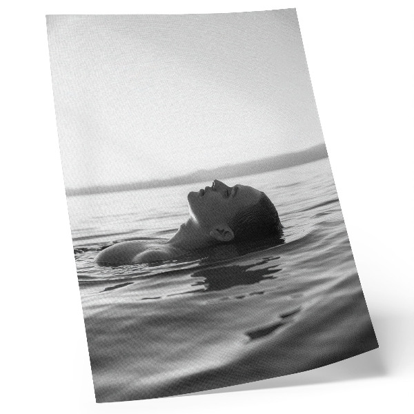 Poster decorativo Estética em preto e branco, estilo minimalista, elegância