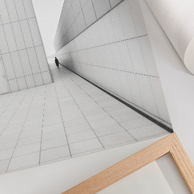Impressão em tela Arquitetura geométrica minimalista