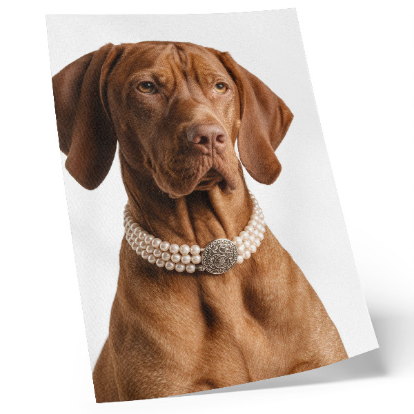 Poster decorativo Colar elegante para cães com acabamento luxuoso.