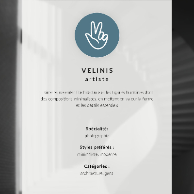 Impressão em tela Geometria bruta, simplicidade, preto e branco, minimalismo.