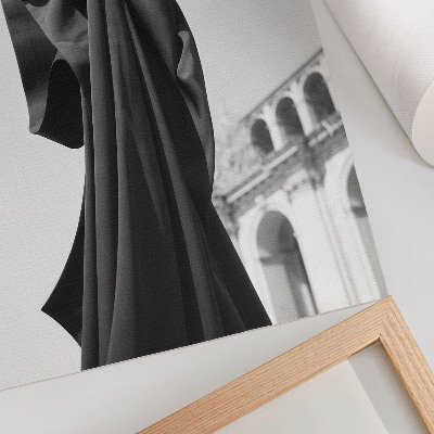 Poster para cozinha Arquitetura têxtil minimalista de composição