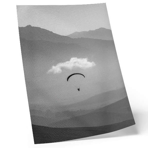Poster decorativo Uma solução para o estresse do dia a dia para sonhadores e aventureiros.
