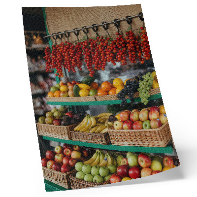 Poster decorativo Frutas coloridas, aroma da tradição, atmosfera da natureza.