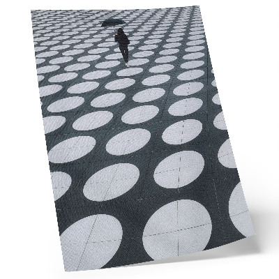 Poster decorativo Padrões geométricos em contraste preto e branco