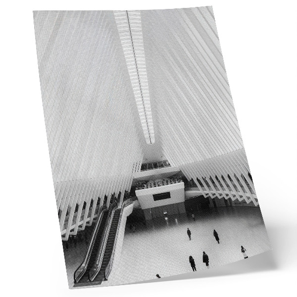 Poster decorativo Linhas modernas de interiores, composição dinâmica e minimalismo.
