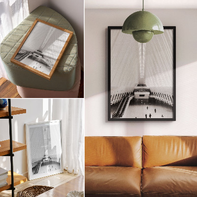 Poster decorativo Linhas modernas de interiores, composição dinâmica e minimalismo.
