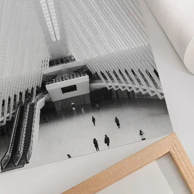 Poster decorativo minimalista com linhas modernas composição dinâmica para interiores