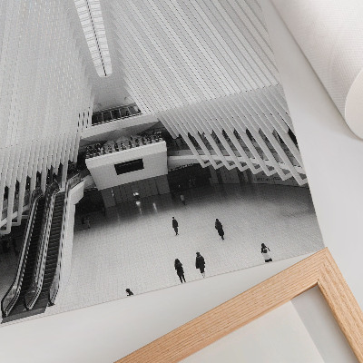 Poster decorativo Linhas modernas de interiores, composição dinâmica e minimalismo.