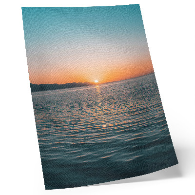 Arte de parede Pôr do sol sobre a água, uma paisagem extremamente harmoniosa.