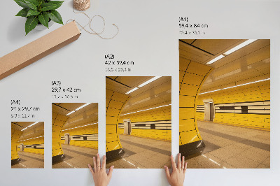 Poster decorativo Padrões dinâmicos e vibrantes, espaço futurista e harmonioso.