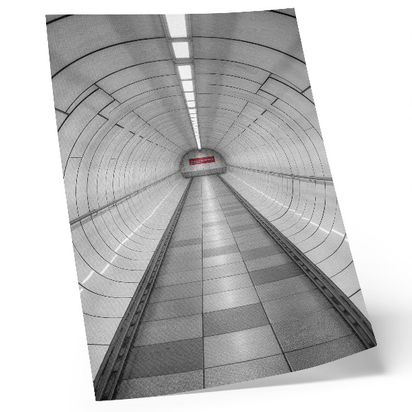 Poster decorativo Iluminação de teto moderna e futurista para espaços amplos