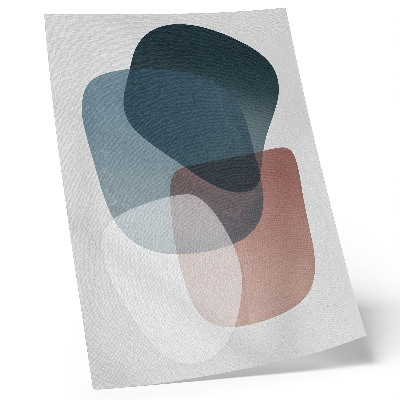 Poster para cozinha Formas que se interpenetram, elegância, minimalismo.