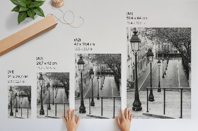 Poster para cozinha Lanternas charmosas, arquitetura belíssima, rua
