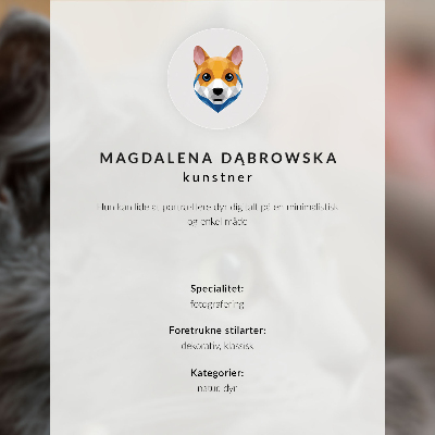 Arte de parede Gato cinza de olhos verdes, olhar de perto