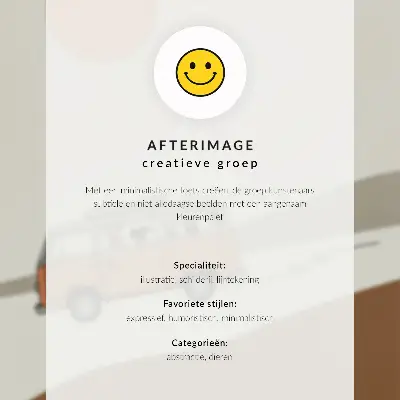 Poster para cozinha com círculos geométricos em cores contrastantes e estilo minimalista