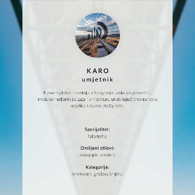 Poster para cozinha Uma torre moderna contra o pano de fundo do pôr do sol.