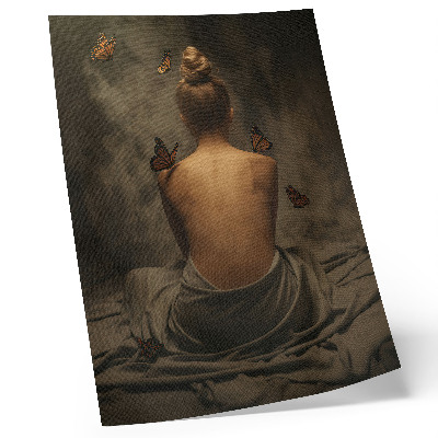 Poster para cozinha As borboletas, com sua delicadeza, acentuam a elegância e a paz.