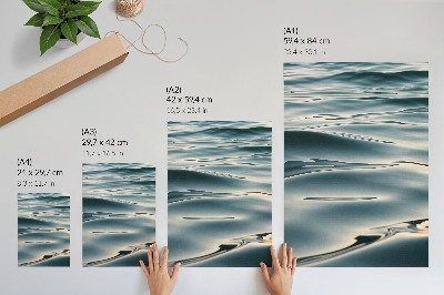 Impressão em tela Ondas calmas, harmonia, paz, suavidade, relaxamento
