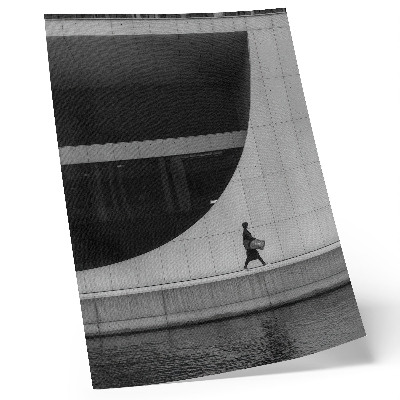Arte de parede Simplicidade moderna, geometria arrojada, monocromia harmoniosa