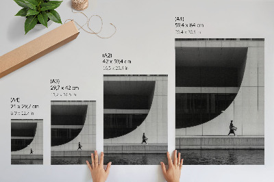 Arte de parede Simplicidade moderna, geometria arrojada, monocromia harmoniosa