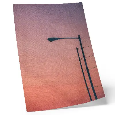 Luminária de parede pôr do sol design minimalista moderno romântico