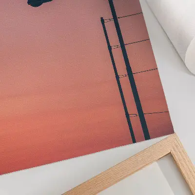 Luminária de parede pôr do sol design minimalista moderno romântico