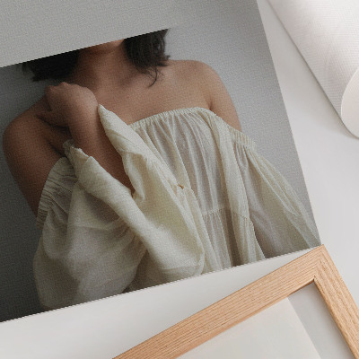 Arte de parede Equilíbrio variável de estilo minimalista em branco e bege