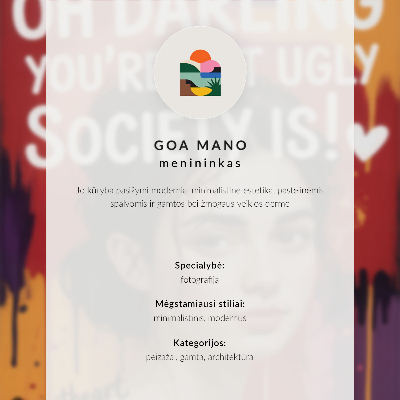 Poster decorativo Figura na borda com um balão refletindo emoções