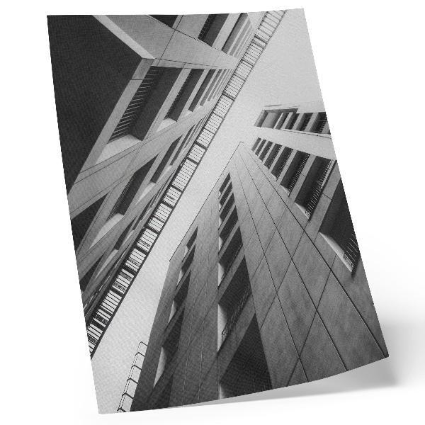 Poster para cozinha Arquitetura moderna com linhas geométricas