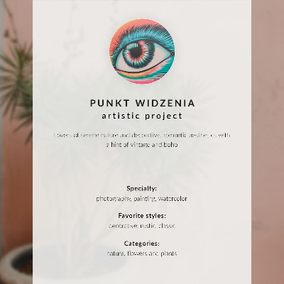 Poster para cozinha Um campo de papoulas sob um céu azul, elegância em tons pastel.