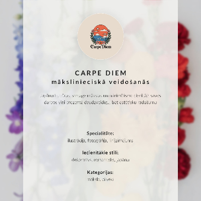 Poster para cozinha Linhas delicadas, flores, composição moderna