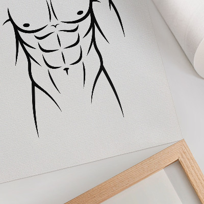 Poster decorativo Linhas pretas sobre fundo claro - estética minimalista