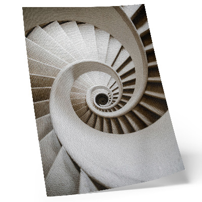 Impressão em tela Escada em espiral na arquitetura moderna