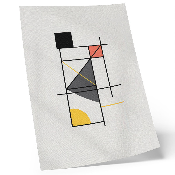 Poster para cozinha Padrões geométricos, linhas e formas em estilo moderno