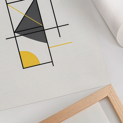 Poster para cozinha Padrões geométricos, linhas e formas em estilo moderno