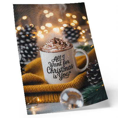 Poster para cozinha Caneca com a inscrição 