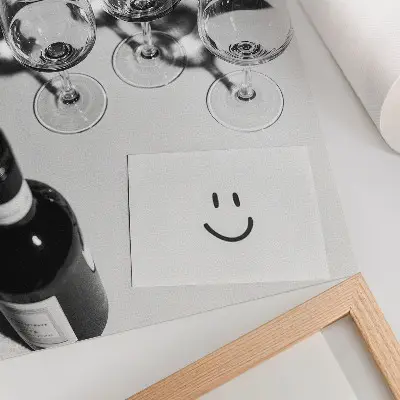 Impressão em tela arte com elegância sofisticada em contrastes de preto e branco