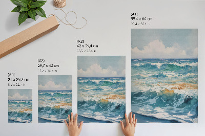 Poster decorativo Ondas atmosféricas, a beleza tranquila da natureza