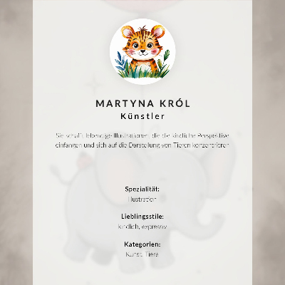 Poster decorativo Elefante com um balão rosa, alegria infantil
